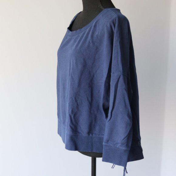 Amuse Society Emma Fleece Fringe Sleeve Sweatshirt - Picture 3 of 14